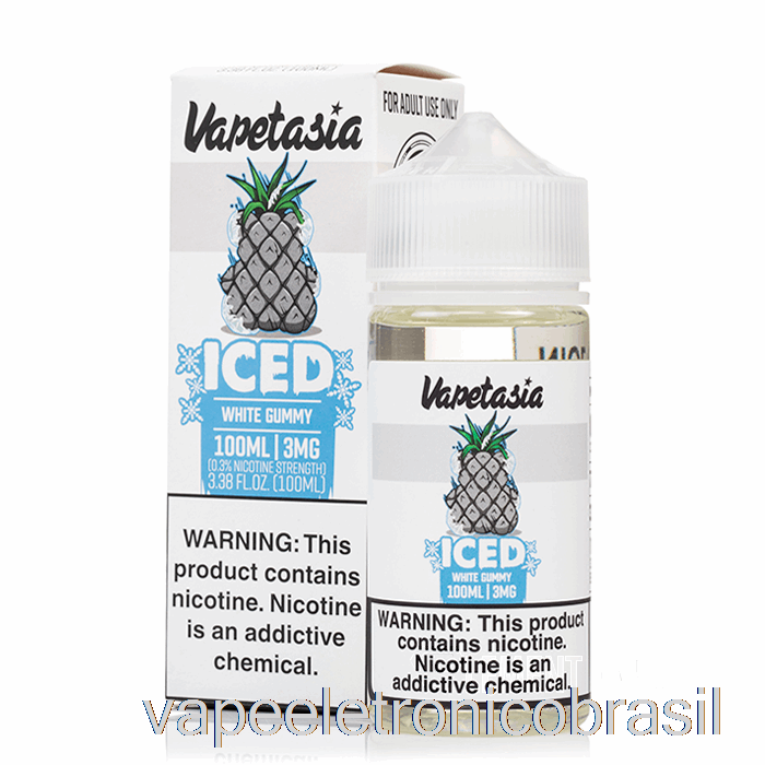 Vape Eletronico Iced White Gummy - Vapetasia - 100ml 0mg